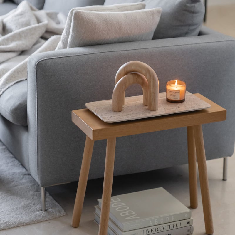 PEAKOLY Wood Arch Decorative Objects - Suitable for Coffee Table Decor  Neutral Home Decor for Shelves  Shelf Decor Aesthetic  Modern Bookshelf Decor  Entryway Decor  Home Decorations for Living Room - Image 4